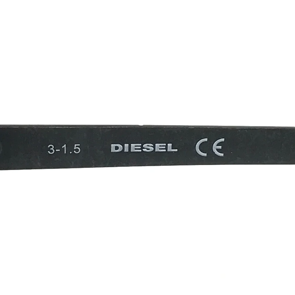 Diesel Eyeglasses Frames DL5161 col.001 Gray Blue Square Denim Front 55-15-145